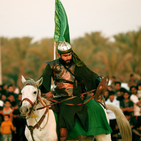 سوگواره دوم-عکس 1-حسین استوار -جلسه هیأت فضای بیرونی 