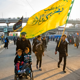 سوگواره پنجم-عکس 57-امیر عنایتی-پیاده روی اربعین از نجف تا کربلا