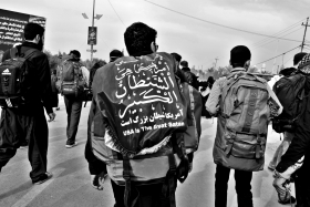 سوگواره پنجم-عکس 30-محمد حسین صادقی-پیاده روی اربعین از نجف تا کربلا