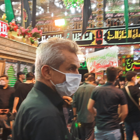 دهمین سوگواره عاشورایی عکس هیأت-جواد انتظار-مجالس احیای امراهل‌البیت علیهم‌السلام مجموعه عکس-موبایلی-با یا حسین یا حسین پیر می شویم (پیرغلامان)