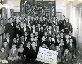 سوگواره چهارم-عکس 12-سید محمد جواد  ذریه زهرا- جلسه هیأت قدیمی کهن