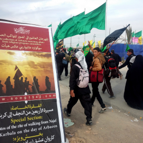 سوگواره سوم-عکس 11-محمد حسین کلهر-پیاده روی اربعین از نجف تا کربلا