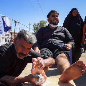 دهمین سوگواره عاشورایی عکس هیأت-محمد  آهنگر-مجالس احیای امراهل‌البیت علیهم‌السلام تک عکس-دوربین دیجیتال