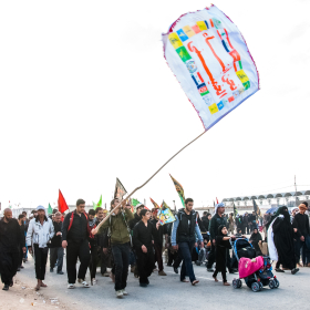 سوگواره چهارم-عکس 20-امیر عنایتی-پیاده روی اربعین از نجف تا کربلا