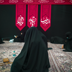 دهمین سوگواره عاشورایی عکس هیأت-فاطمه غفوری-مجالس احیای امراهل‌البیت علیهم‌السلام تک عکس-موبایلی