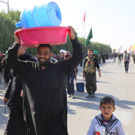 سوگواره پنجم-عکس 11-محمد امین  احمری نژاد-پیاده روی اربعین از نجف تا کربلا