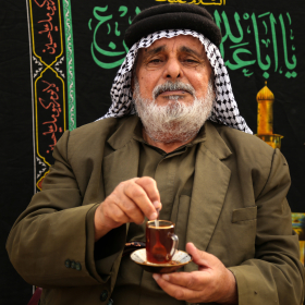 سوگواره چهارم-عکس 1-بهزاد علیپور-پیاده روی اربعین از نجف تا کربلا