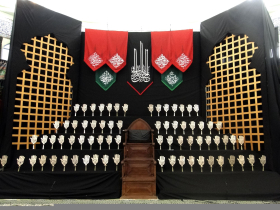 سوگواره چهارم-پوستر 4-محمدجواد تیرانداز-دکور هیأت