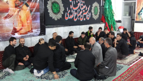 سوگواره چهارم-عکس 9-احمد طالع-جلسه هیأت فضای بیرونی