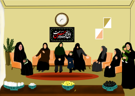 فراخوان تصویرسازی روضه‌های خانگی-سیده عادله حسینی-تصویرسازی روضه‌های خانگی