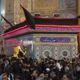 سوگواره چهارم-عکس 44-علی بیات-پیاده روی اربعین از نجف تا کربلا