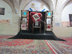 سوگواره چهارم-پوستر 10-میلاد سلطان ابادی-دکور هیأت