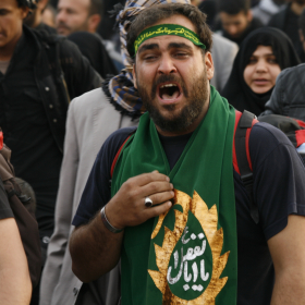 سوگواره سوم-عکس 5-عبدالحسین کرمی راد-پیاده روی اربعین از نجف تا کربلا