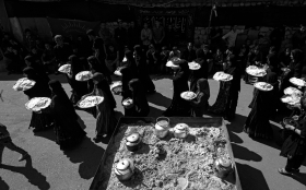 سوگواره چهارم-عکس 10-اسحاق آقایی منصور اباد-جلسه هیأت فضای بیرونی