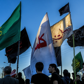 سوگواره چهارم-عکس 11-حسام الدین   باقری کفاش-پیاده روی اربعین از نجف تا کربلا
