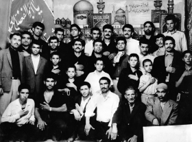 سوگواره چهارم-عکس 1-امین احمدی- جلسه هیأت قدیمی کهن