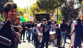 سوگواره پنجم-عکس 27-افشین محمدی-جلسه هیأت فضای بیرونی
