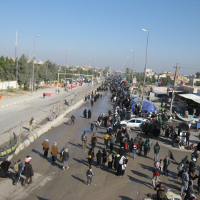 سوگواره دوم-عکس 10-محمد کشاورز-پیاده روی اربعین از نجف تا کربلا