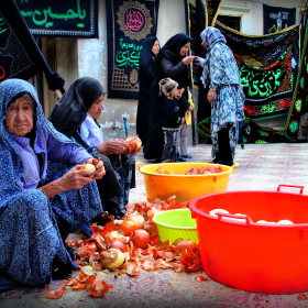 دومین سوگواره عاشورایی عکس هیأت-فرشته ادب جو-بخش اصلی -جلسه هیأت-فضای بیرونی جلسه هیأت