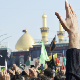 سوگواره چهارم-عکس 9-محمد مهدی ابراهیمی مدوار-پیاده روی اربعین از نجف تا کربلا