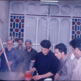 سوگواره چهارم-عکس 9-امیر خندان-آیین های عزاداری