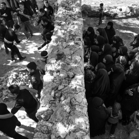 سوگواره چهارم-عکس 15-اسحاق آقایی منصور اباد-جلسه هیأت فضای بیرونی