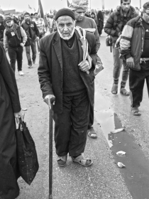 سوگواره سوم-عکس 8-عبدالحسین عبدی-پیاده روی اربعین از نجف تا کربلا