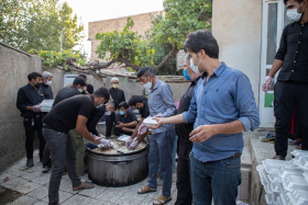دهمین سوگواره عاشورایی عکس هیأت-مهناز نوریان-مجالس احیای امراهل‌البیت علیهم‌السلام مجموعه عکس-دوربین دیجیتال-هر خانه یک هیأت (روضه خانگی)