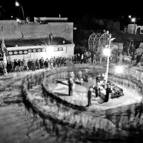 سوگواره دوم-عکس 14-امیر حسین علیداقی-جلسه هیأت فضای بیرونی 