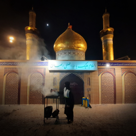 دهمین سوگواره عاشورایی عکس هیأت-محمد  آهنگر-مجالس احیای امراهل‌البیت علیهم‌السلام تک عکس-موبایلی
