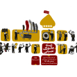 هشتمین سوگواره عاشورایی پوستر هیات-آزاده قاسمیان-اصلی-پوستر اعلان هیأت