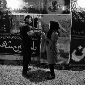 سوگواره سوم-عکس 46-حسین استوار -جلسه هیأت فضای بیرونی