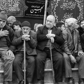  سومین سوگواره عاشورایی عکس هیأت-علی معصومی-بخش اصلی -فضای داخلی جلسه هیأت