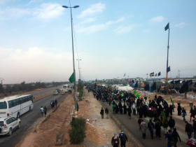 سوگواره سوم-عکس 1-محمد حسین کلهر-پیاده روی اربعین از نجف تا کربلا