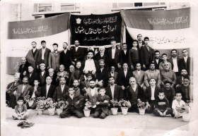 سوگواره سوم-عکس 4-سید باقر تکیه ای-جلسه هیأت یادبود