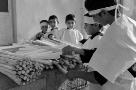 سوگواره پنجم-عکس 21-محمدرضا بهمرام-جلسه هیأت فضای بیرونی