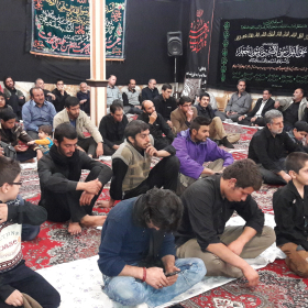 سوگواره پنجم-عکس 12-محمدحسین شیرزادی-جلسه هیأت فضای بیرونی