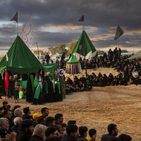 دوازدهمین سوگواره عاشورایی عکس هیأت-سيد عبداله تقوي-بخش اصلی روایت هیأت-تک عکس-آیین های عزاداری