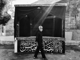 دهمین سوگواره عاشورایی عکس هیأت-علی کریمی-مجالس احیای امراهل‌البیت علیهم‌السلام تک عکس-موبایلی