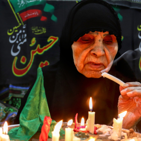 دهمین سوگواره عاشورایی عکس هیأت-فریده  البوغبیش-مجالس احیای امراهل‌البیت علیهم‌السلام تک عکس-دوربین دیجیتال