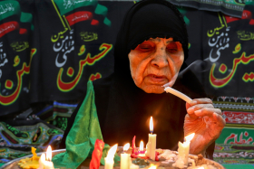 دهمین سوگواره عاشورایی عکس هیأت-فریده  البوغبیش-مجالس احیای امراهل‌البیت علیهم‌السلام تک عکس-دوربین دیجیتال