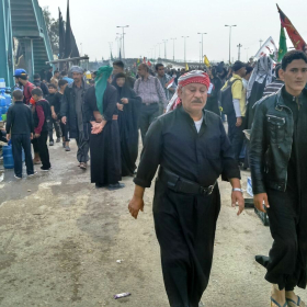 سوگواره چهارم-عکس 19-سعید دانشور-پیاده روی اربعین از نجف تا کربلا