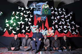سوگواره سوم-عکس 2-سید اسماعیل کاظمی قهفرخی-جلسه هیأت یادبود