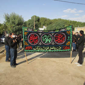 مراسم عزاداری روستای تکه در شرایط کرونایی