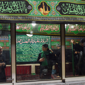 سوگواره پنجم-عکس 10-حسین ساکی-جلسه هیأت فضای بیرونی
