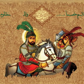 سوگواره پنجم-پوستر 4-محمد صابر شیخ رضایی-پوستر عاشورایی