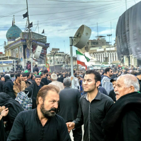 سوگواره چهارم-عکس 29-سعید دانشور-پیاده روی اربعین از نجف تا کربلا