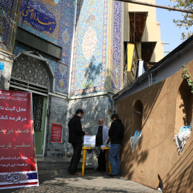 سوگواره چهارم-عکس 20-mostafa roudaki-جلسه هیأت فضای بیرونی