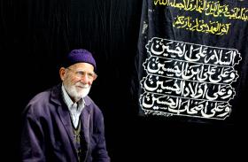 سوگواره سوم-عکس 6-سید محمد جواد  ذریه زهرا-جلسه هیأت فضای بیرونی