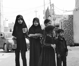 سوگواره پنجم-عکس 1-رضوان معاویان بریچه-پیاده روی اربعین از نجف تا کربلا